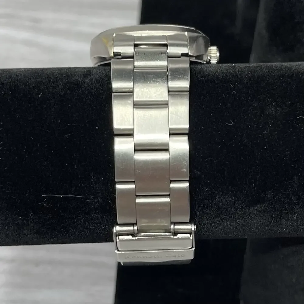 Kenneth Cole Watch Quartz Date Luminous Hands Stainless Steel 50mWR